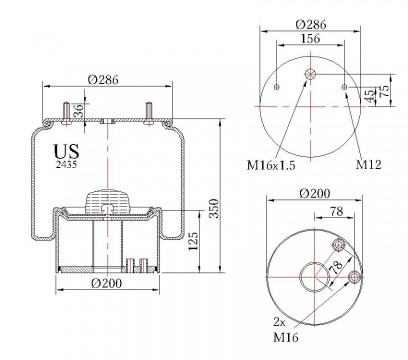 US měch pérování PANAV KR 520-35