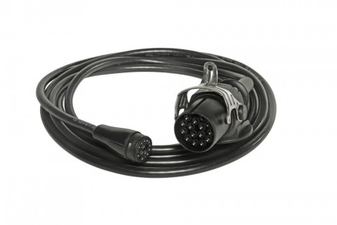 ASPÖCK kabel propojovací 4,8M malá + velká zásuvka 15 pol.