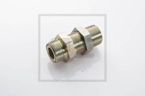 PE spojka s kontra maticí  M16x1,5, pro trubku 10mm