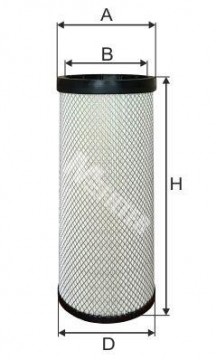 MFILTER filtr vzduchu RVI,VOLVO