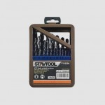 STAVTOOL vrtáky do kovu, 19 ks, 1-10mm