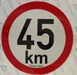 MARKWART samolepka - rychlost 20cm ´´45´´