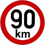 MARKWART samolepka - rychlost 15cm ´´90´´ - malá