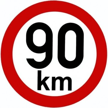 MARKWART samolepka - rychlost 15cm ´´90´´ - malá