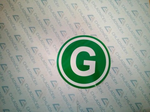 MARKWART samolepka 15cm " G " - malá