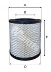 MFILTER filtr vzduchu VOLVO FM/FMX, RVI T bez vložky
