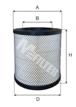MFILTER filtr vzduchu VOLVO FM/FMX, RVI T bez vložky