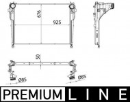 MAHLE chladič vzduchový MB Actros MP4/MP5