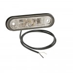 ASPÖCK pozička LED SCHMITZ, bílá, kabel 1,5m