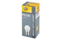 HELLA žárovka 24V/21W kulatá baňka P21W  BA15S LONG LIFE