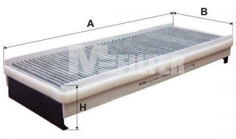 MFILTER filtr topení MAN TGA, TGL, TGM, TGS, TGX - uhlík