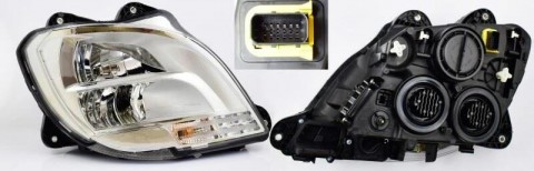 TANGDE světlomet hlavní DAF CF/XF (12-), P, LED, manual. ovl.