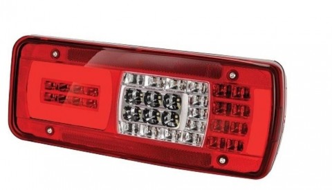 TANGDE světlo koncové IVECO, L, LC11 LED, s osvětlením SPZ konek.ze zadu