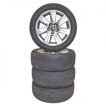 AUDI A6 4F0 sada kol s pneu 215/55 R17 7Jx17H2 ET34  4F0601025AS - lehce poškozený disk
