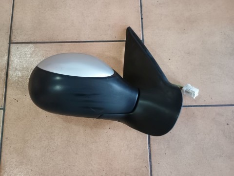 PRAVÉ EL. ZRCÁTKO, PEUGEOT 206 CC, STŘÍBRNÉ, DO-03