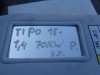 pravé přední clonítko na fiat tipo II, sluneční clona,