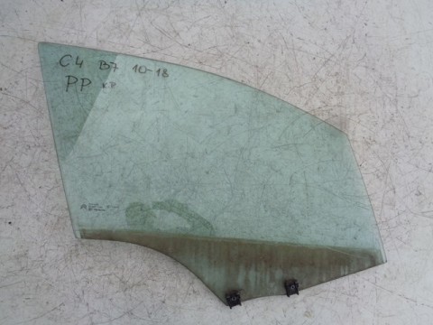 pravé přední sklo do dveří na citroen c4, stahovací,