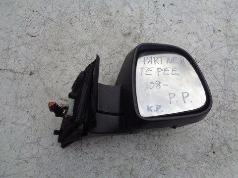 pravé zpětné zrcátko na peugeot partner III, 3+6 pinů, 232636104