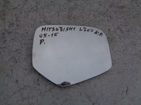 pravé sklo zrcadla na mitsubishi l200, vklad do zrcadla,