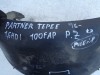 pravý zadní podblatník na peugeot partner III, 9680450280