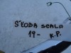 lišta přední masky na škodu scalu, 657853761
