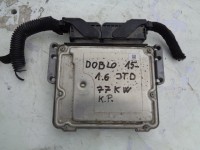 řídicí jednotka motoru na fiat doblo II, 1,6jtd 0281030837