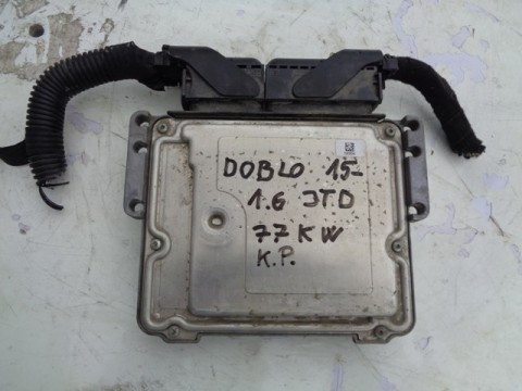 řídicí jednotka motoru na fiat doblo II, 1,6jtd 0281030837