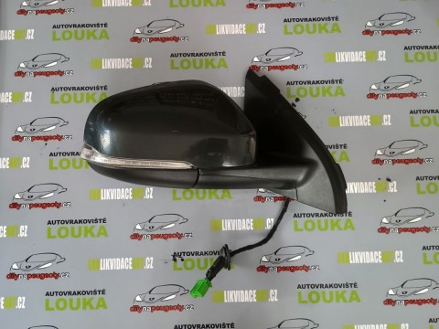 PRAVÉ ELEKTRICKÉ ZRCÁTKO, VOLVO S60 ŠEDÉ OD-10 DO-19