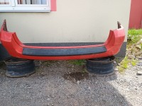 349. ZADNÍ NÁRAZNÍK PEUGEOT 307 SW, OD-02, ČERVENÝ