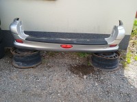 348. ZADNÍ NÁRAZNÍK PEUGEOT 206 SW, OD-02, STŘÍBRNÝ