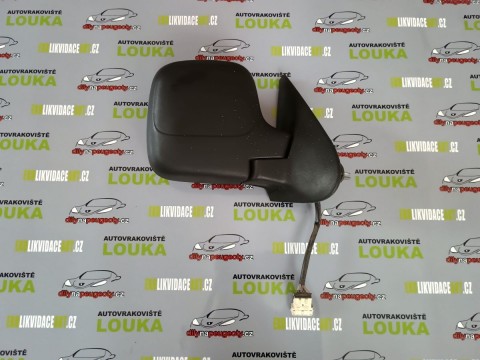 PRAVÉ ELELKTRICKÉ ZRCÁTKO, CITROEN BERLINGO, OD-96, ČERNÉ