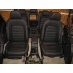 interiér - kožený, přední sedadla vyhřívaná, <strong>středový</strong> tunel <strong>VW</strong> Golf VII 5G0 combi