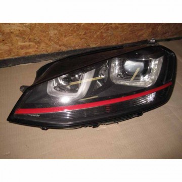 světlomet přední levý - kompletní xenon VW Golf VII 5G0 GTI  5G1941033A  5G1941043A