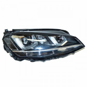 světlomet přední pravý - kompletní xenon VW Golf VII 5G0  5G1941034 5G1941044 - poškrábaný