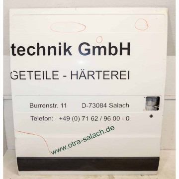 dveře pravé boční posuvné - holé CITROEN JumperII 02-  V-160cm Š-138cm - poškozené