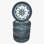 <strong>VW</strong> Golf <strong>VII</strong> 5G0 sada kol DIJON s <strong>pneu</strong> 225/45 R17 7Jx17H2 ET49  5G0601025CH  8Z8