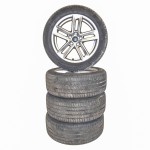 AUDI A4 8W0 sada kol s pneu 225/50 R17 7,5Jx17H2 ET38  8W0601025E  8Z8