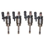 vstřiky vstřikovače - sada 4 ks SEAT Leon 5FA 1,5 TSi DPC 110 KW  05E906036F  04E906036AD