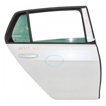 dveře zadní pravé VW Golf VII 5G0 lift HB  5G4833056AB - poškozené (Holé)