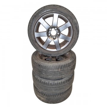AUTEC sada kol s pneu 205/55 R16 7,5Jx16H2 ET53  AP7516  KBA48164 - poškrábané, bez krytky