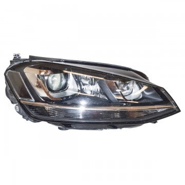 světlomet přední pravý - kompletní xenon LED VW Golf VII 5G0  5G1941032 - poškrábaný