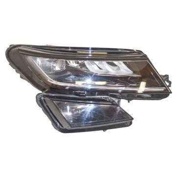 světlomet přední pravý - holý full LED ŠKODA Kodiaq 565  566941016E/G/F - lehce poškozený