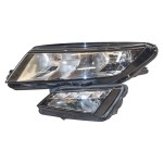 světlomet přední levý - halogenový ŠKODA Kodiaq 565  566941015B - poškrábaný, opr. sada