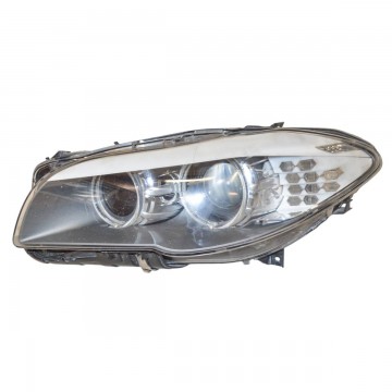 světlomet přední levý - holý xenon BMW 5 F11 2009-2016  A9720324511 - poškozený