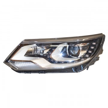 světlomet přední levý - holý xenon VW Tiguan 5N0 lift  5N1941751 5N1941753/B - pošk. držák
