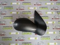 PRAVÉ MAN. ZRCÁTKO, PEUGEOT 206, ČERNÉ