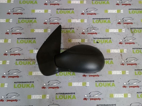 LEVÉ MAN. ZRCÁTKO, PEUGEOT 206, ČERNÉ
