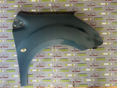 PŘEDNÍ BLATNÍK, CITROEN BERLINGO lll, MODROŠEDÝ, PRAVÝ, OD-08
