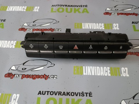 PANEL VÝSTRAŽNÝCH SVĚTEL, PEUGEOT 5008, 96638426XT