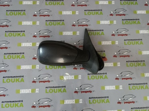 PRAVÉ EL. ZRCÁTKO, PEUGEOT 306, ČERNÉ